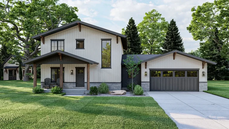 3-Bedroom Belgrade: Barndominium House (Floor Plans)